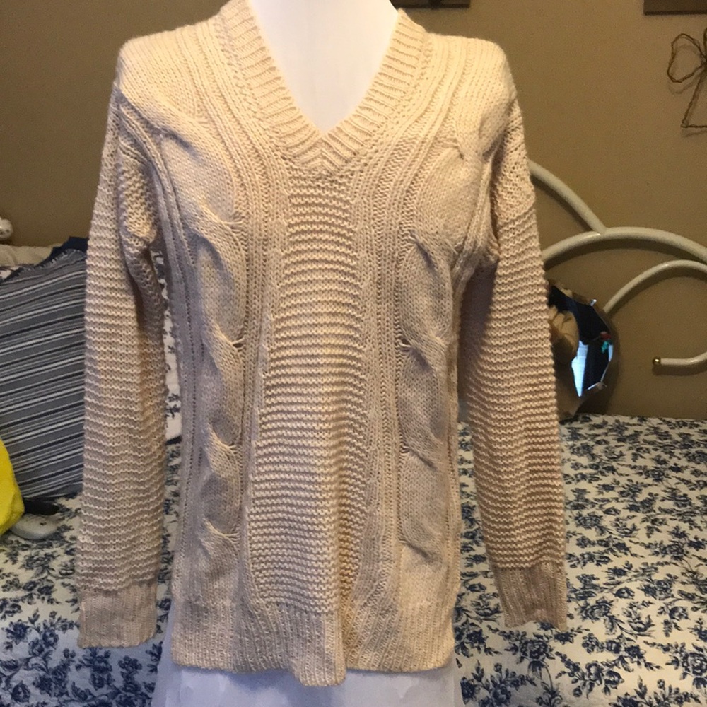 Warm pullover sweater